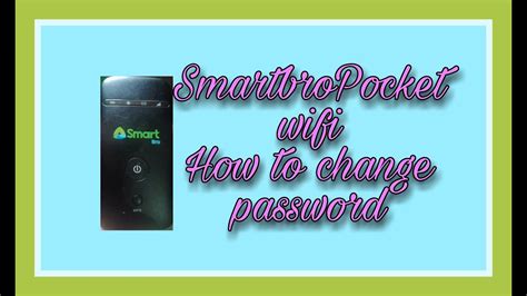 how to change password smartbro wifi|How to reset / forgot password / change name Smartbro Pocket .